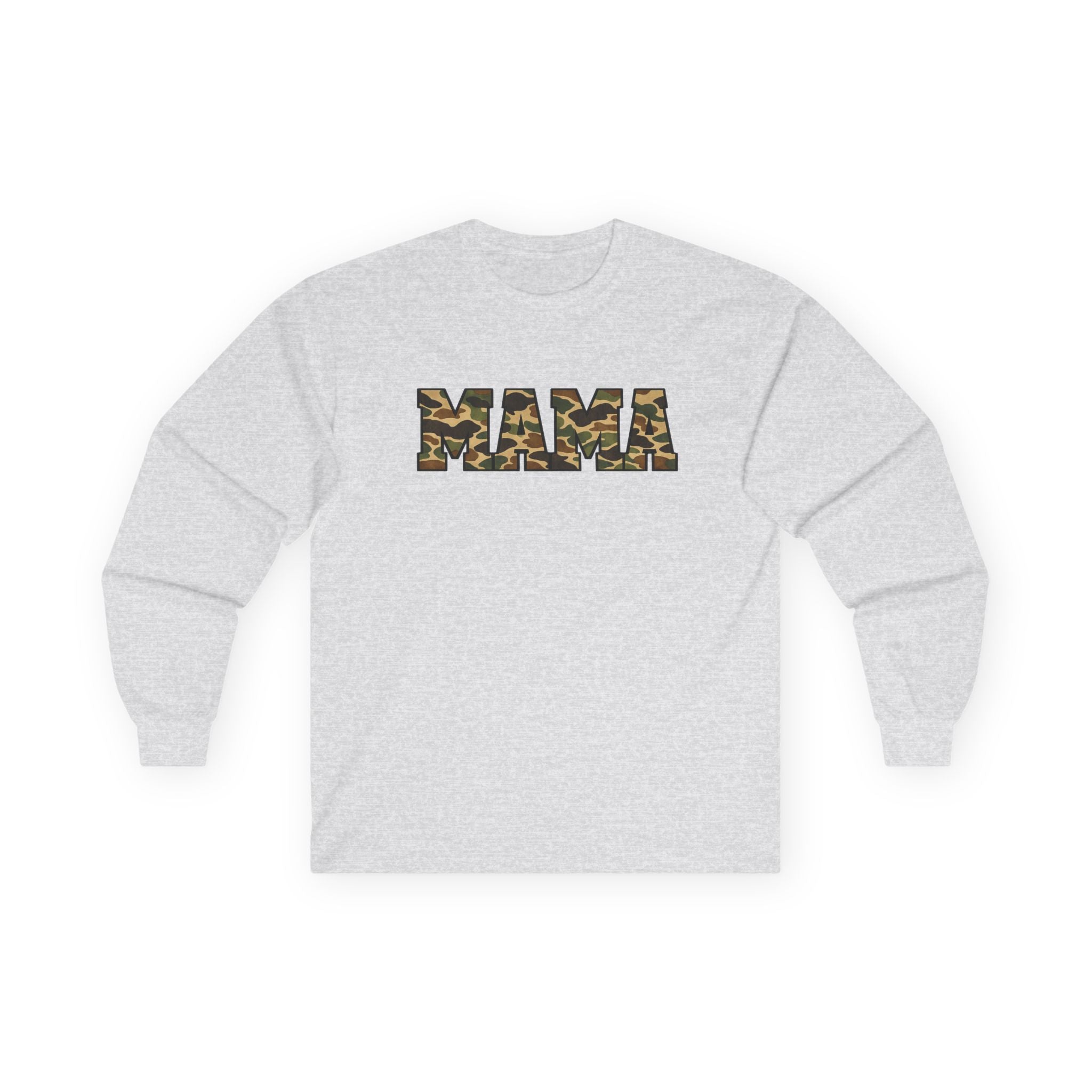 Mama Camo Long Sleeve Tee – Military Camouflage Mama Shirt