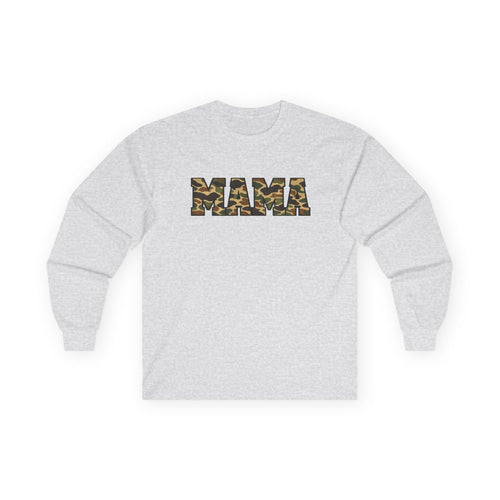 Mama Camo Long Sleeve Tee – Military Camouflage Mama Shirt