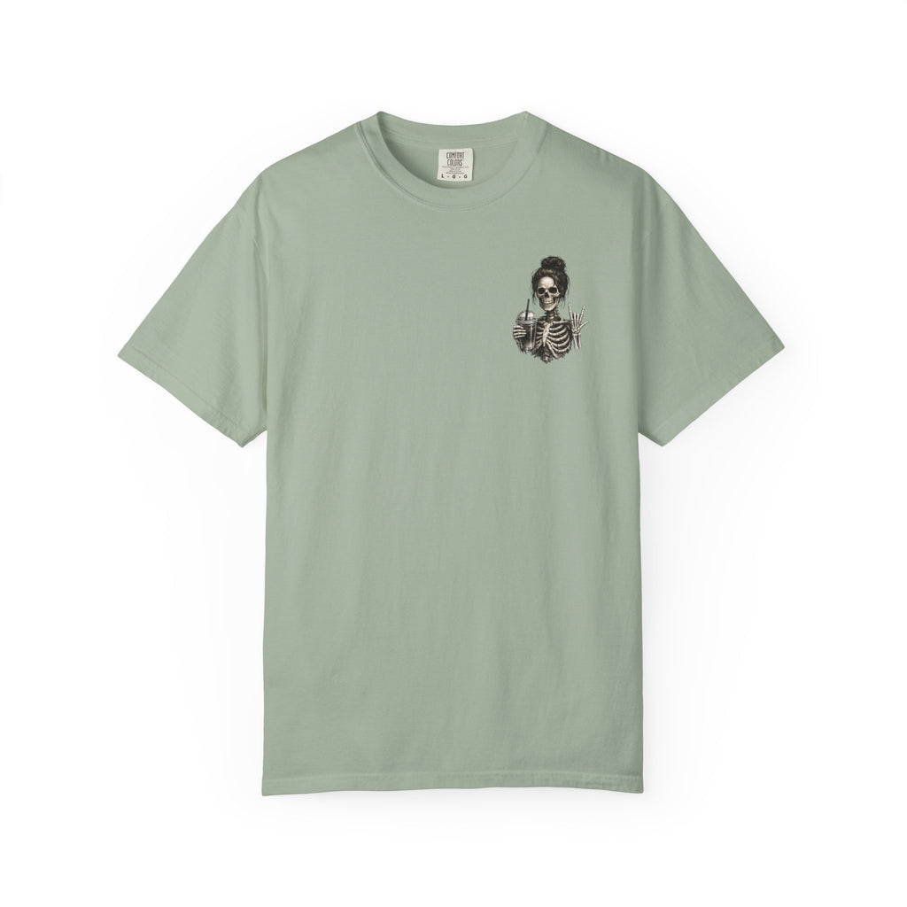 Overstimulated and Undercaffeinated Casual Tee | Moms Club T-Shirt
