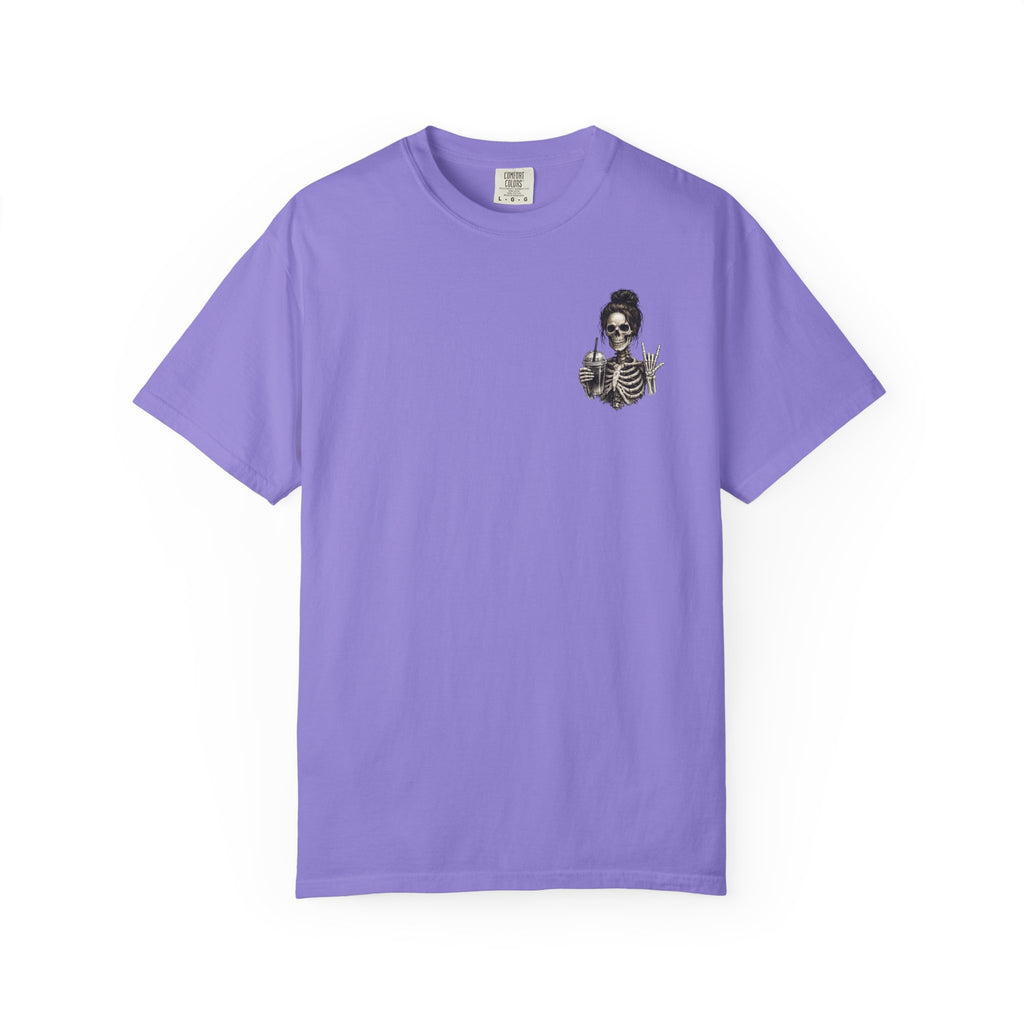 Overstimulated and Undercaffeinated Casual Tee | Moms Club T-Shirt