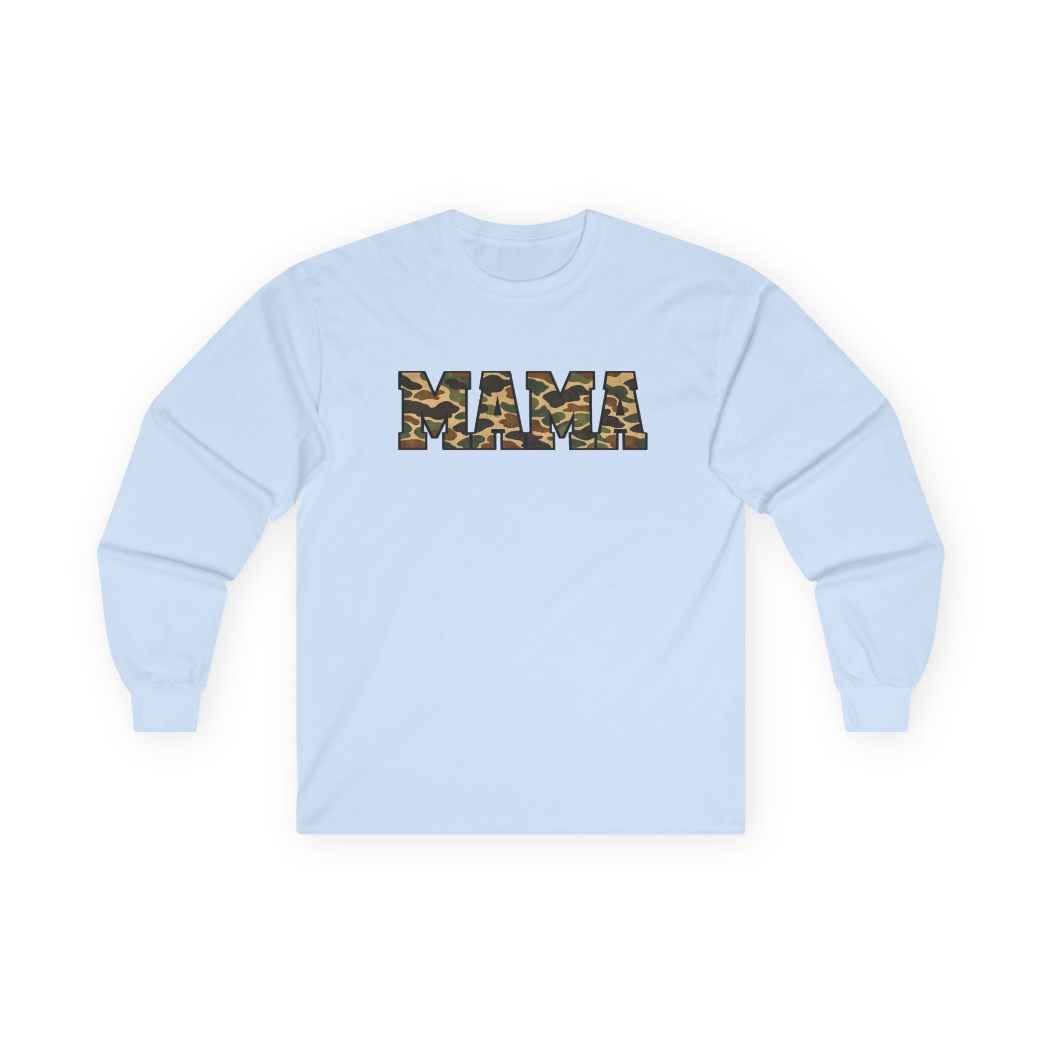 Mama Camo Long Sleeve Tee – Military Camouflage Mama Shirt
